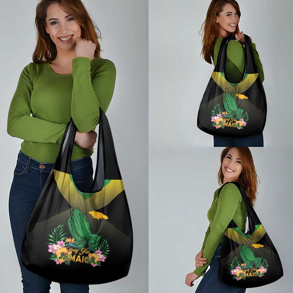 Pray For Jamaica Grocery Bag Jamaica Strong - Wonder Print Shop