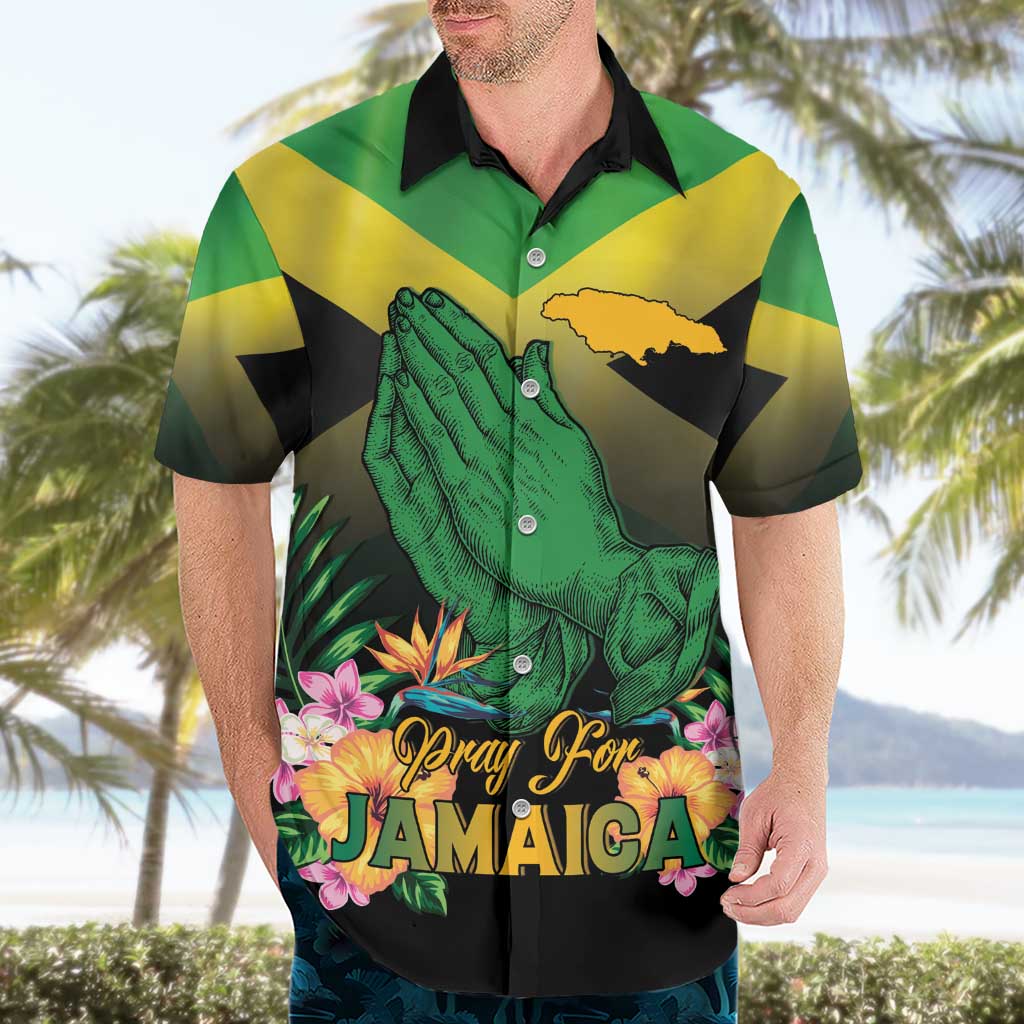 Personalized Pray For Jamaica Hawaiian Shirt Jamaica Strong - Wonder Print Shop