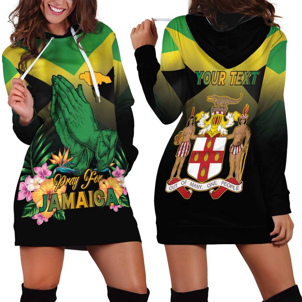 Personalized Pray For Jamaica Hoodie Dress Jamaica Strong - Wonder Print Shop