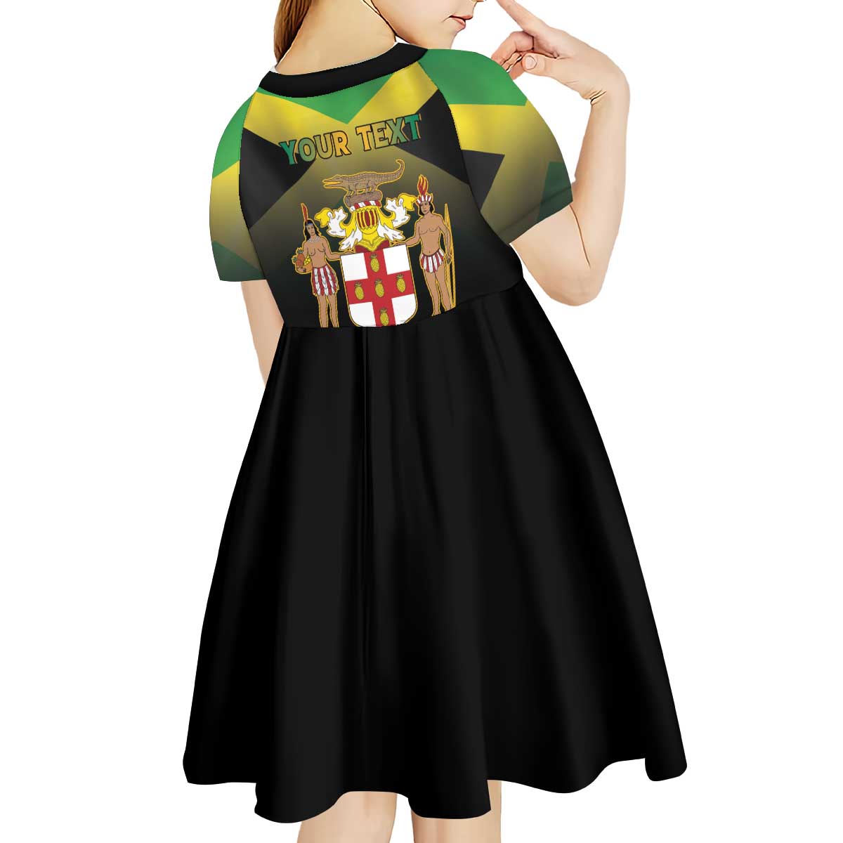Personalized Pray For Jamaica Kid Short Sleeve Dress Jamaica Strong - Wonder Print Shop
