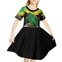 Personalized Pray For Jamaica Kid Short Sleeve Dress Jamaica Strong - Wonder Print Shop