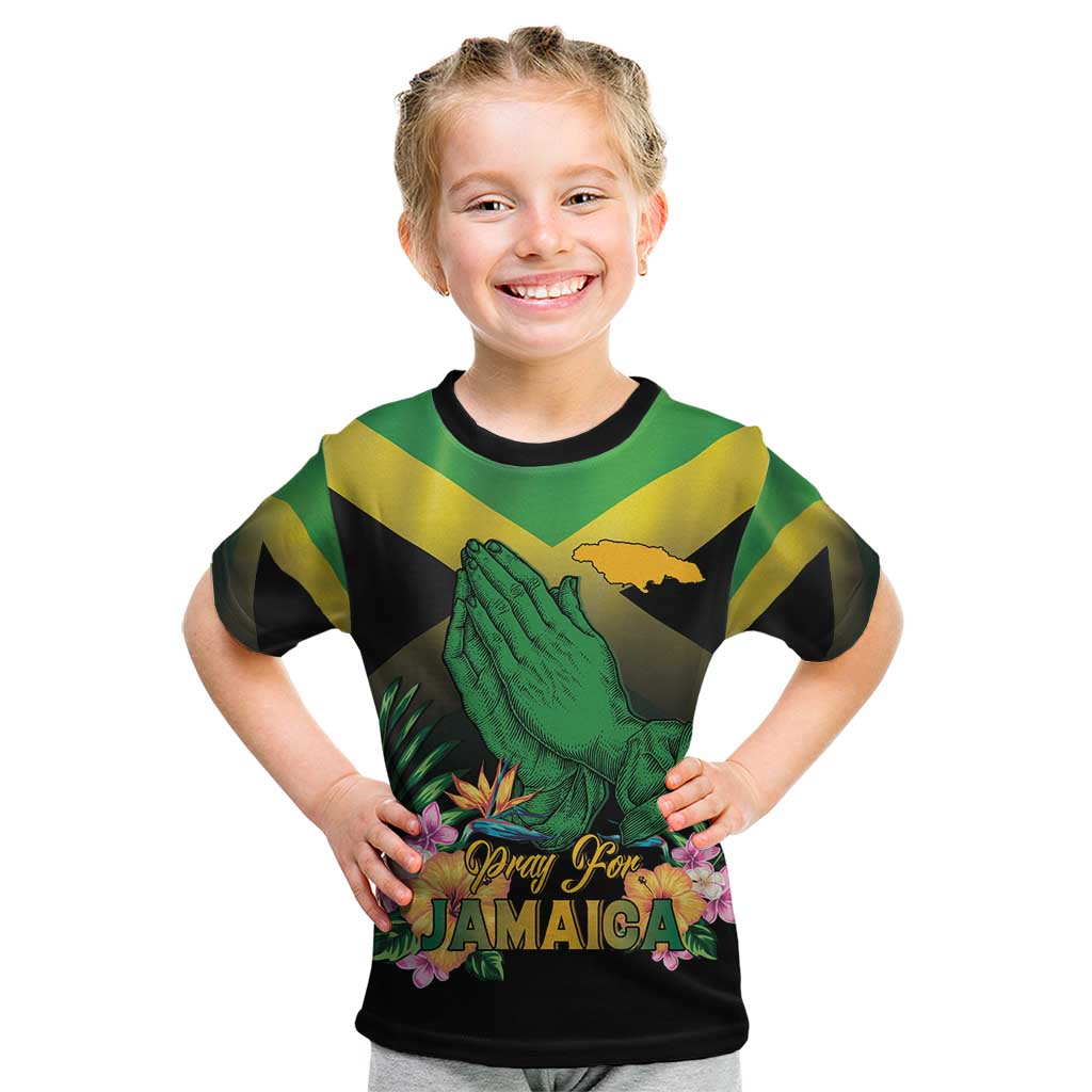 Personalized Pray For Jamaica Kid T Shirt Jamaica Strong - Wonder Print Shop