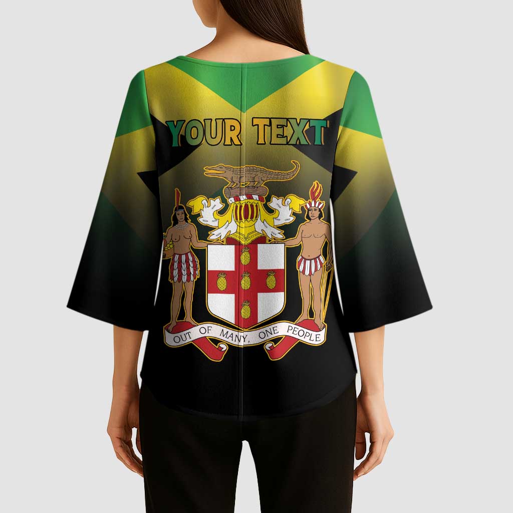 Personalized Pray For Jamaica Kimono Sleeve Blouse Jamaica Strong - Wonder Print Shop