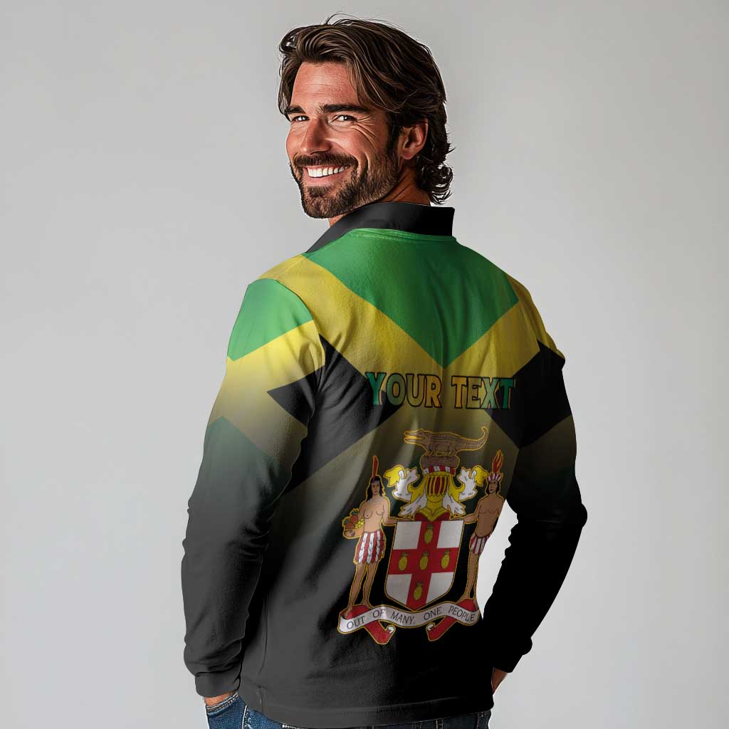 Personalized Pray For Jamaica Long Sleeve Polo Shirt Jamaica Strong - Wonder Print Shop