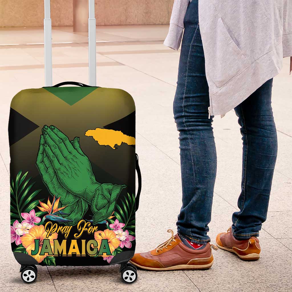 Pray For Jamaica Luggage Cover Jamaica Strong - Wonder Print Shop