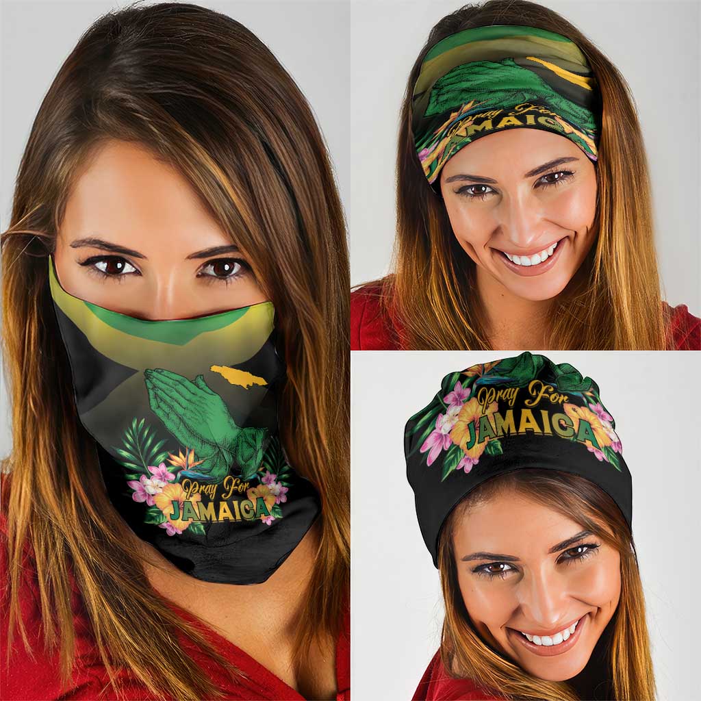 Pray For Jamaica Neck Gaiter Jamaica Strong - Wonder Print Shop