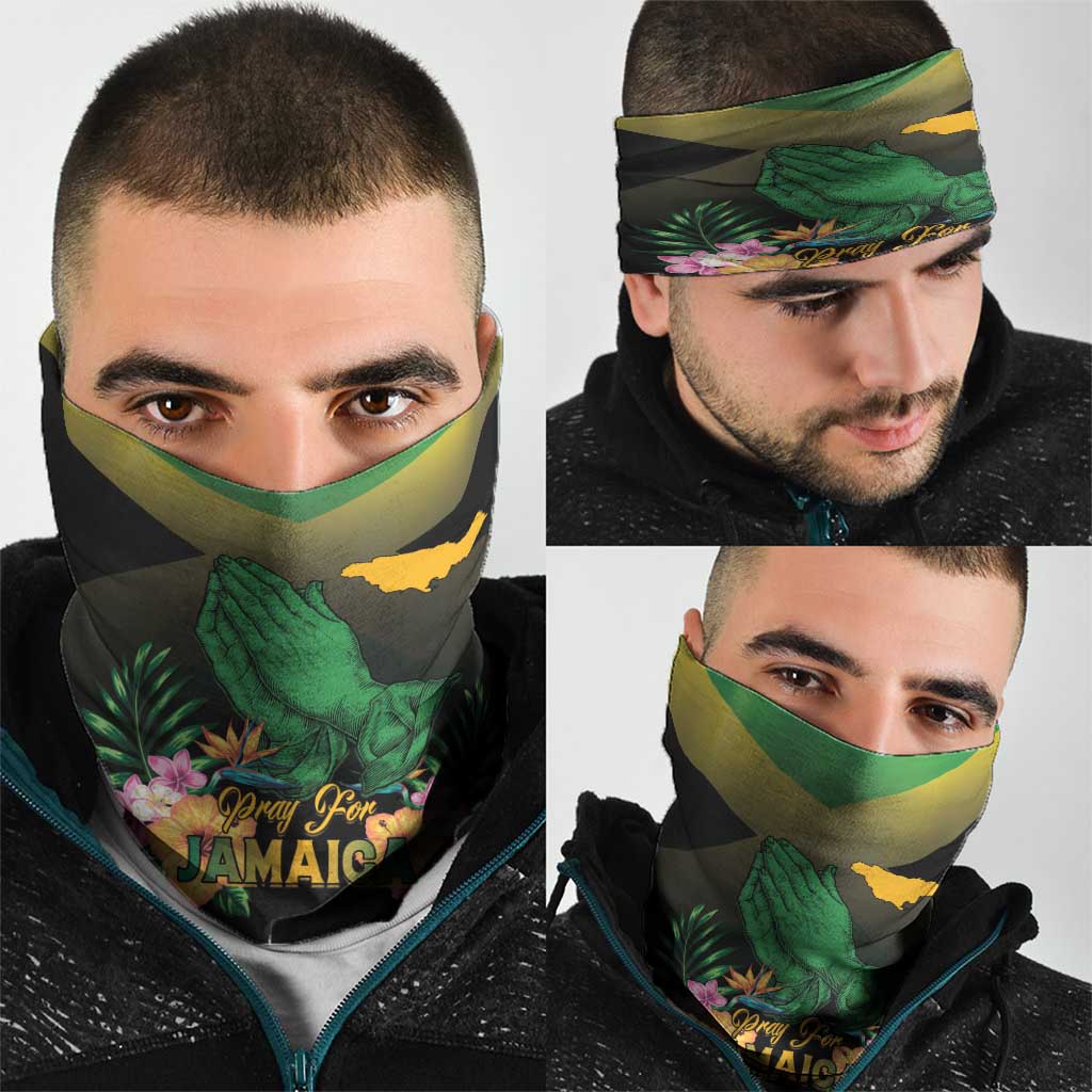 Pray For Jamaica Neck Gaiter Jamaica Strong - Wonder Print Shop