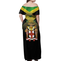 Personalized Pray For Jamaica Off Shoulder Maxi Dress Jamaica Strong - Wonder Print Shop