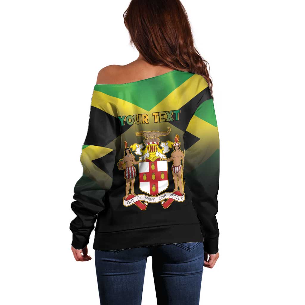 Personalized Pray For Jamaica Off Shoulder Sweater Jamaica Strong - Wonder Print Shop