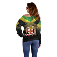 Personalized Pray For Jamaica Off Shoulder Sweater Jamaica Strong - Wonder Print Shop