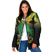 Personalized Pray For Jamaica Padded Jacket Jamaica Strong - Wonder Print Shop