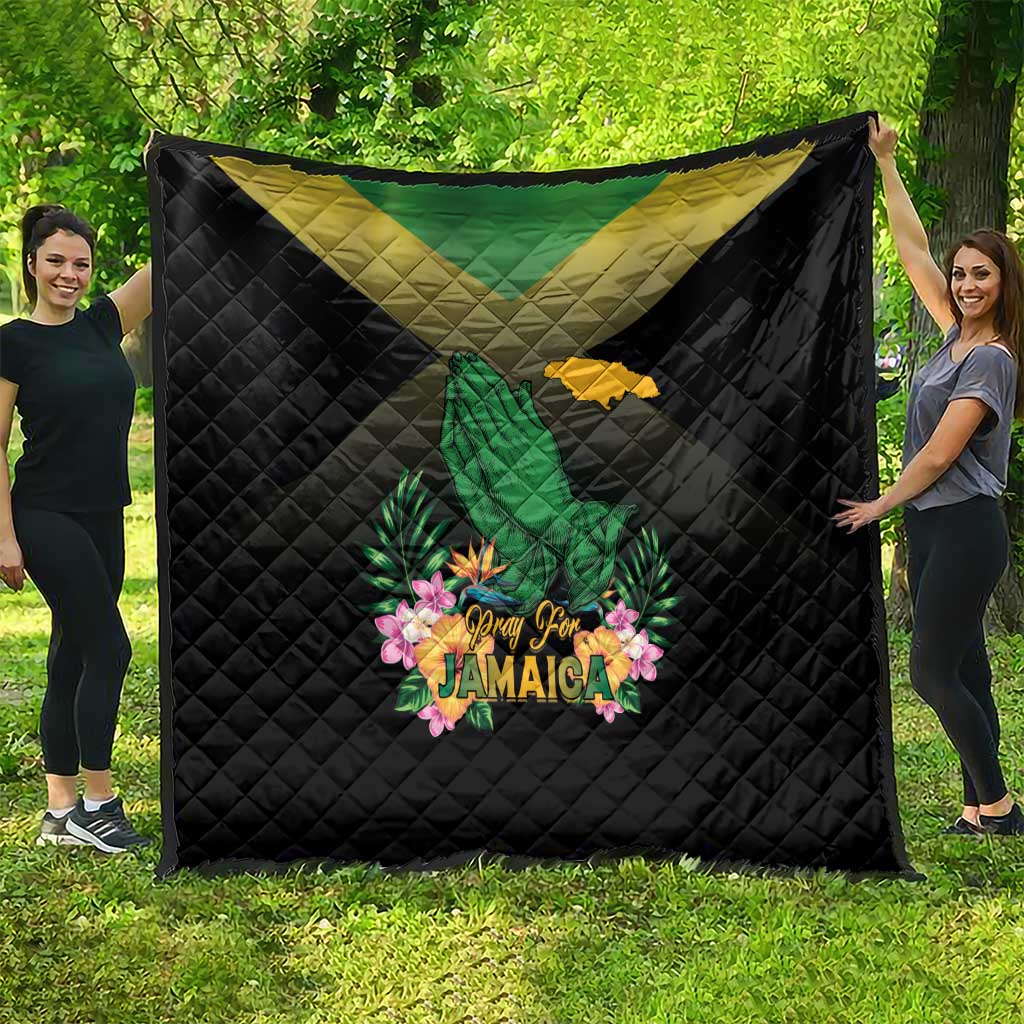 Pray For Jamaica Quilt Jamaica Strong - Wonder Print Shop