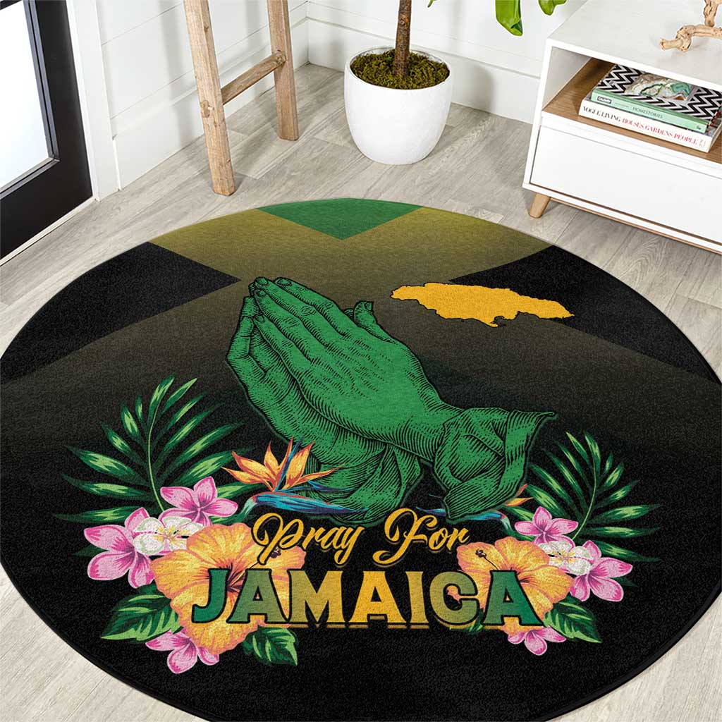 Pray For Jamaica Round Carpet Jamaica Strong - Wonder Print Shop