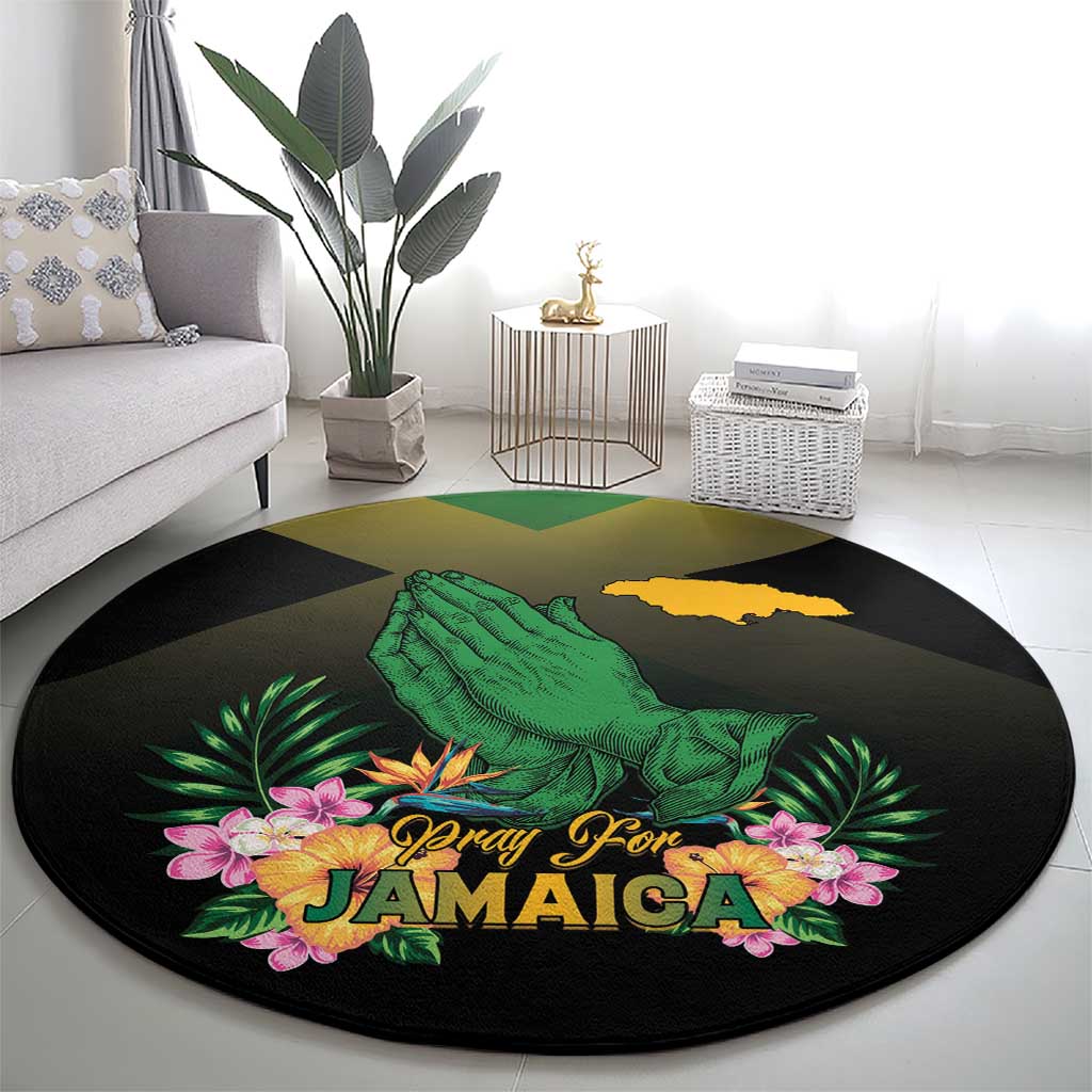 Pray For Jamaica Round Carpet Jamaica Strong - Wonder Print Shop