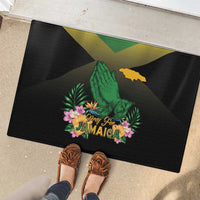 Pray For Jamaica Rubber Doormat Jamaica Strong - Wonder Print Shop