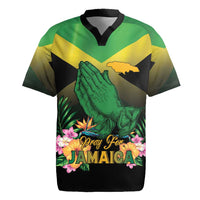 Personalized Pray For Jamaica Rugby Jersey Jamaica Strong - Wonder Print Shop