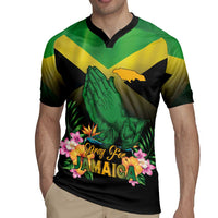 Personalized Pray For Jamaica Rugby Jersey Jamaica Strong - Wonder Print Shop