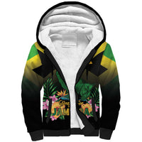 Personalized Pray For Jamaica Sherpa Hoodie Jamaica Strong - Wonder Print Shop