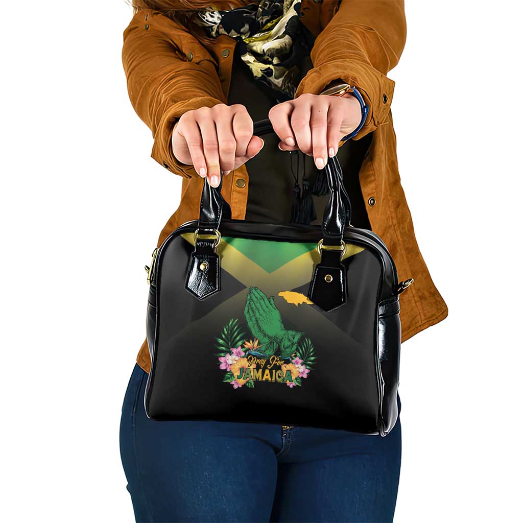 Pray For Jamaica Shoulder Handbag Jamaica Strong - Wonder Print Shop