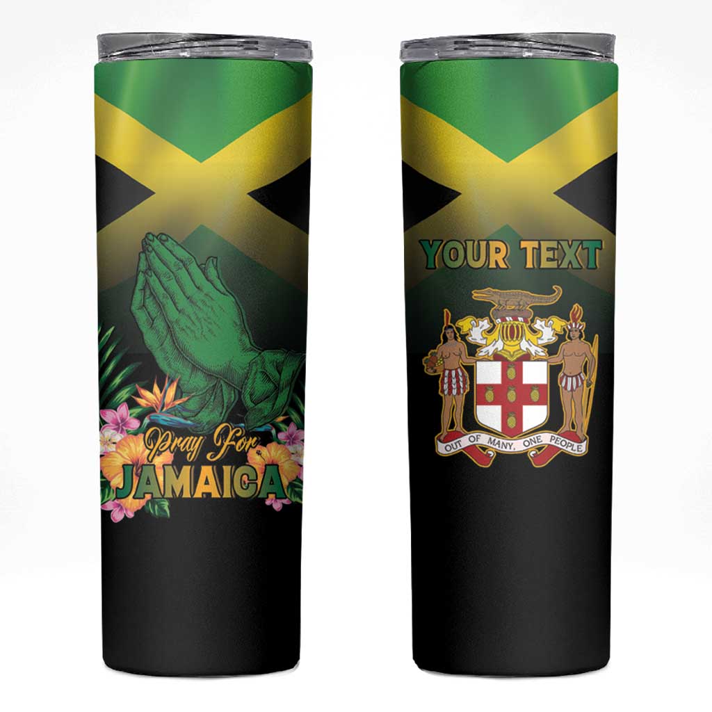 Personalized Pray For Jamaica Skinny Tumbler Jamaica Strong - Wonder Print Shop