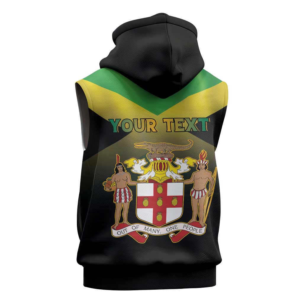 Personalized Pray For Jamaica Sleeveless Zip Hoodie Jamaica Strong - Wonder Print Shop