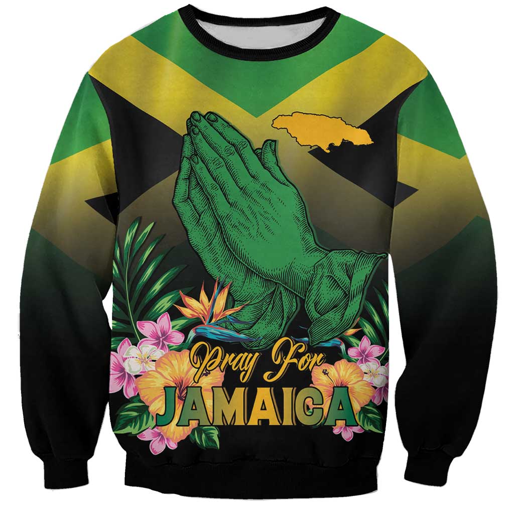 Personalized Pray For Jamaica Sweatshirt Jamaica Strong - Wonder Print Shop