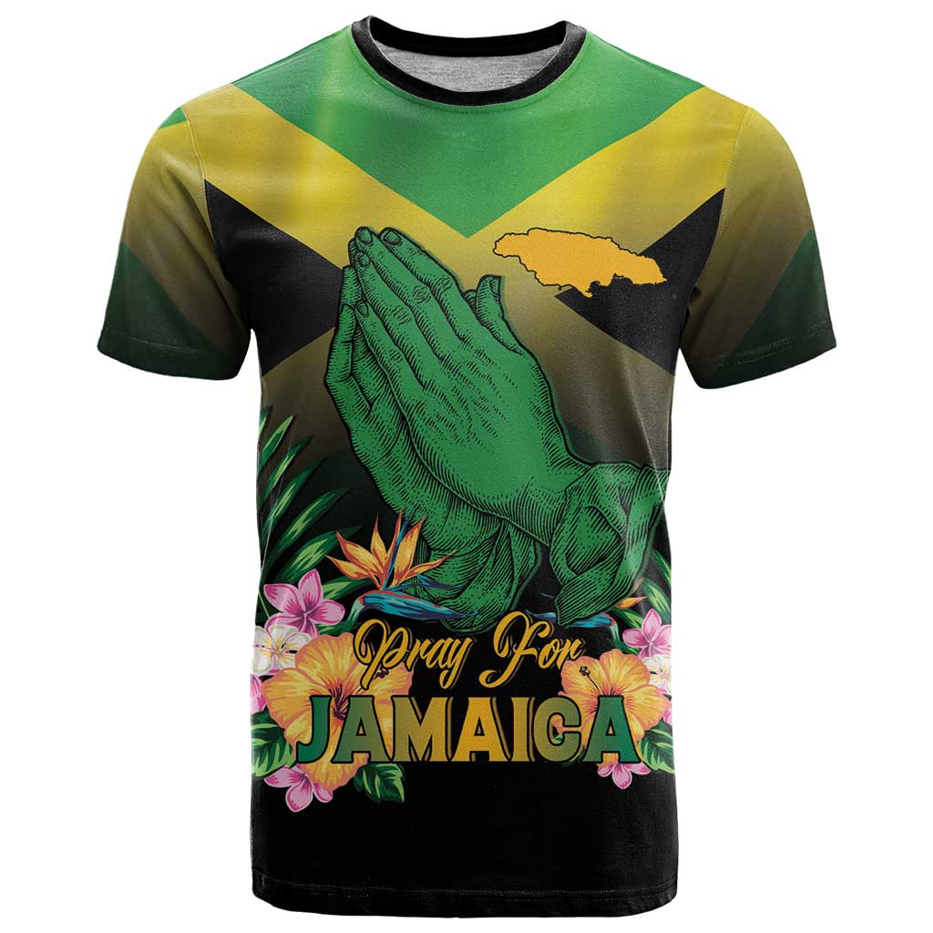 Personalized Pray For Jamaica T Shirt Jamaica Strong - Wonder Print Shop