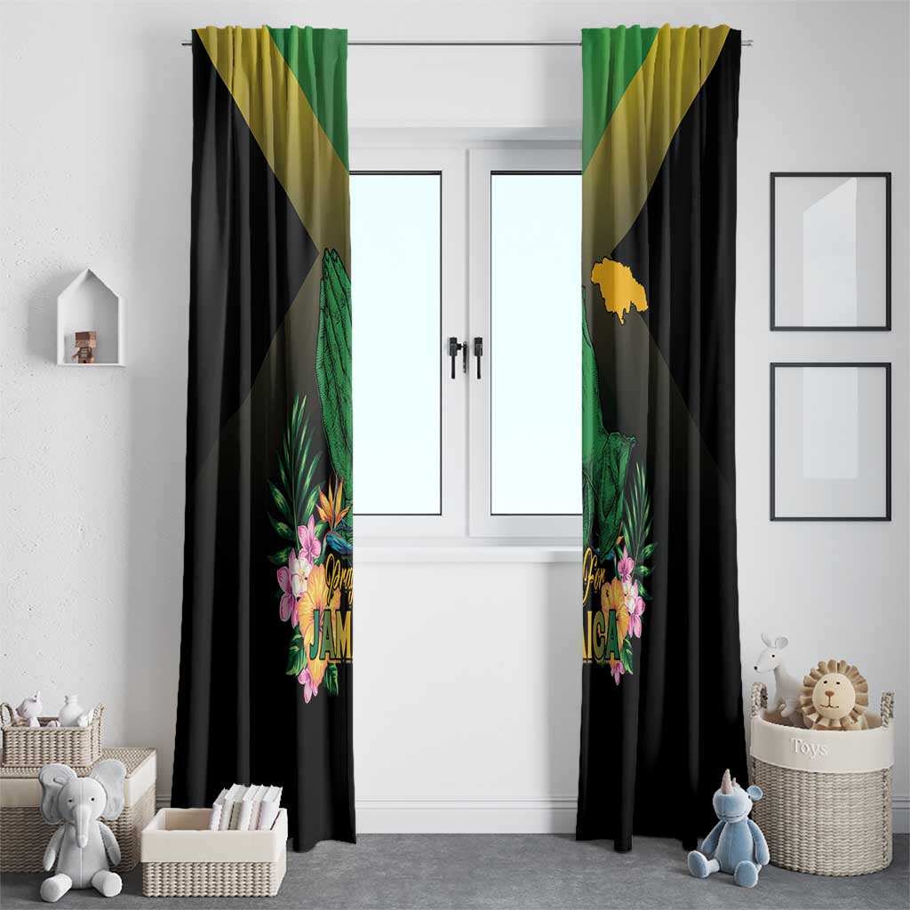 Pray For Jamaica Window Curtain Jamaica Strong - Wonder Print Shop