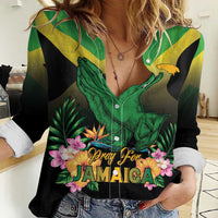 Personalized Pray For Jamaica Women Casual Shirt Jamaica Strong - Wonder Print Shop
