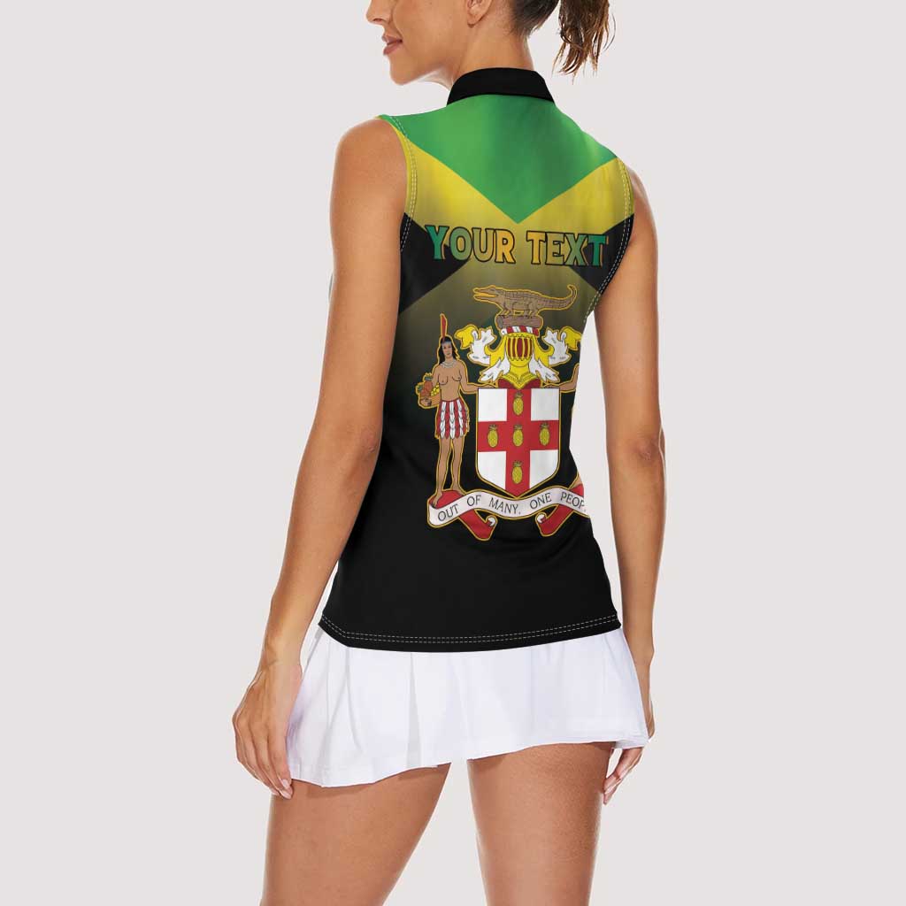 Personalized Pray For Jamaica Women Sleeveless Polo Shirt Jamaica Strong - Wonder Print Shop