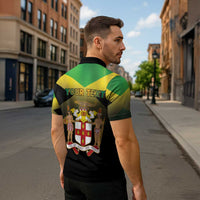 Personalized Pray For Jamaica Zipper Polo Shirt Jamaica Strong - Wonder Print Shop