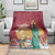 Latvia Independence Day Blanket Latvija with Freedom Monument