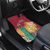 Latvia Independence Day Car Mats Latvija with Freedom Monument