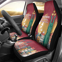 Latvia Independence Day Car Seat Cover Latvija with Freedom Monument