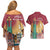 Latvia Independence Day Couples Matching Off Shoulder Short Dress and Hawaiian Shirt Latvija with Freedom Monument