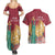 Latvia Independence Day Couples Matching Summer Maxi Dress and Hawaiian Shirt Latvija with Freedom Monument