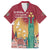 Latvia Independence Day Family Matching Off Shoulder Maxi Dress and Hawaiian Shirt Latvija with Freedom Monument