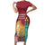 Latvia Independence Day Family Matching Short Sleeve Bodycon Dress and Hawaiian Shirt Latvija with Freedom Monument