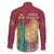 Latvia Independence Day Family Matching Summer Maxi Dress and Hawaiian Shirt Latvija with Freedom Monument