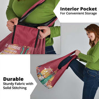 Latvia Independence Day Grocery Bag Latvija with Freedom Monument