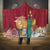 Latvia Independence Day Hooded Blanket Latvija with Freedom Monument