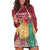 Latvia Independence Day Hoodie Dress Latvija with Freedom Monument