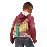 Latvia Independence Day Kid Hoodie Latvija with Freedom Monument