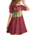 Latvia Independence Day Kid Short Sleeve Dress Latvija with Freedom Monument