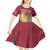 Latvia Independence Day Kid Short Sleeve Dress Latvija with Freedom Monument