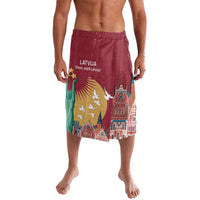 Latvia Independence Day Lavalava Latvija with Freedom Monument