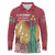 Latvia Independence Day Long Sleeve Polo Shirt Latvija with Freedom Monument