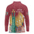 Latvia Independence Day Long Sleeve Polo Shirt Latvija with Freedom Monument