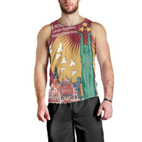 Latvia Independence Day Men Tank Top Latvija with Freedom Monument