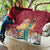 Latvia Independence Day Quilt Latvija with Freedom Monument